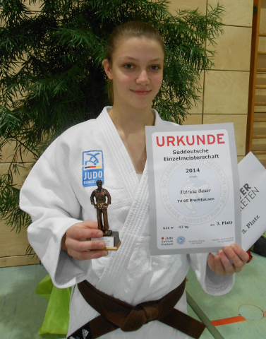 Süddeutsche U21 Frauen - Bronzemedaille für Patricia Bauer